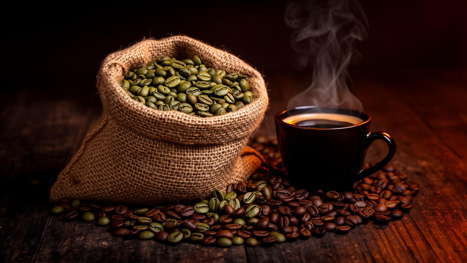 Premium Indian coffee from Karnataka plantations