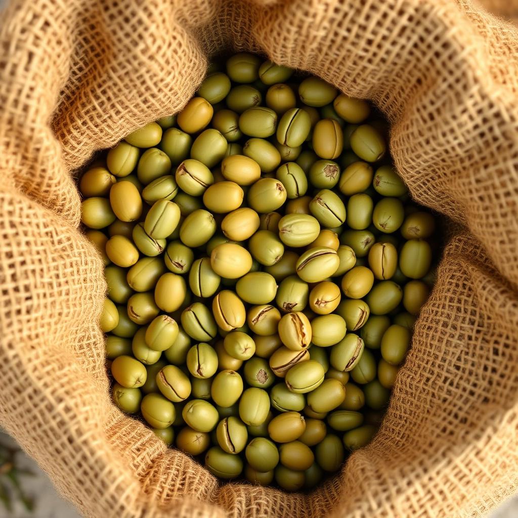Green Coffee Beans from Karnataka